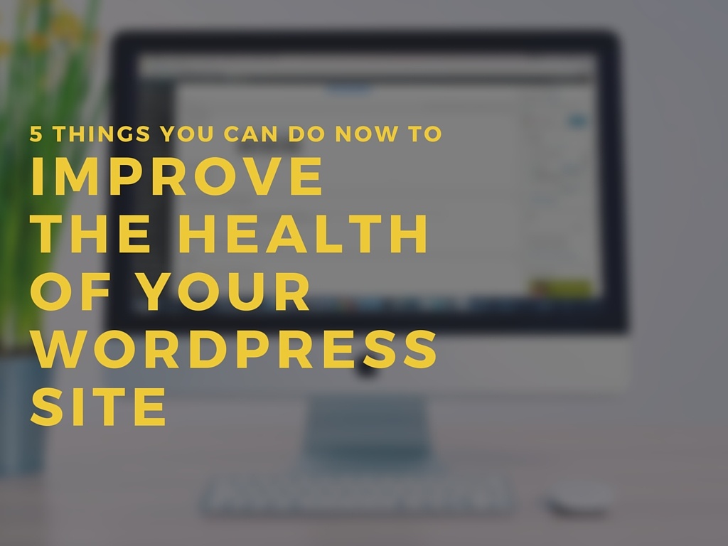 IMPROVE THE HEALTH OF YOUR WORDPRESS SITE