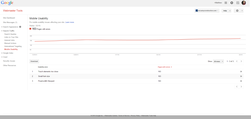 google webmaster tools